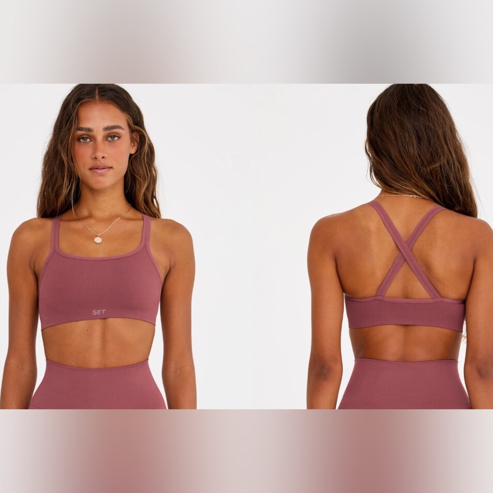 SET Active Sculptflex Bra and Shorts in canyon